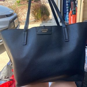 Guess leather tote bag